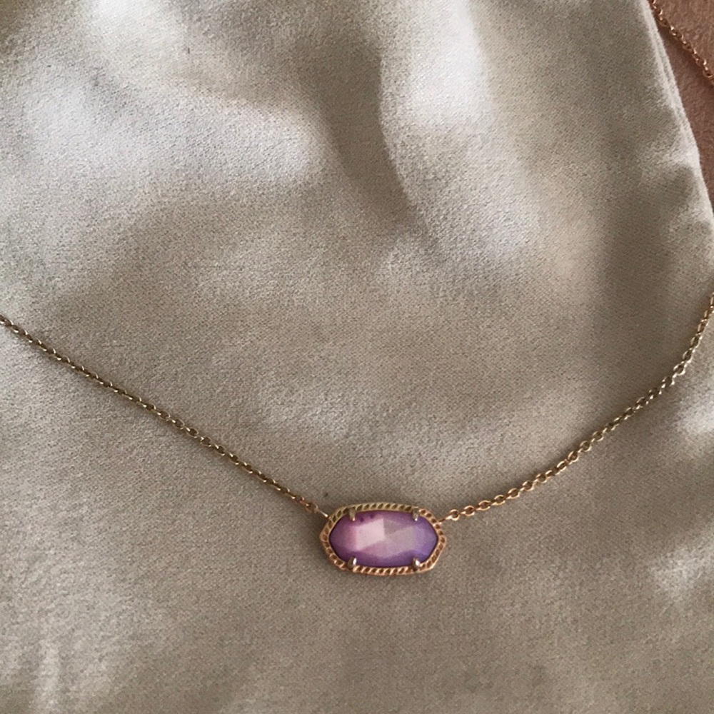 Kendra Scott Amethyst Necklace